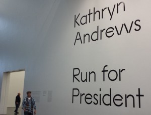 Museum of Contemporary Art, Chicago – Kathryn Andrews: Run for President!