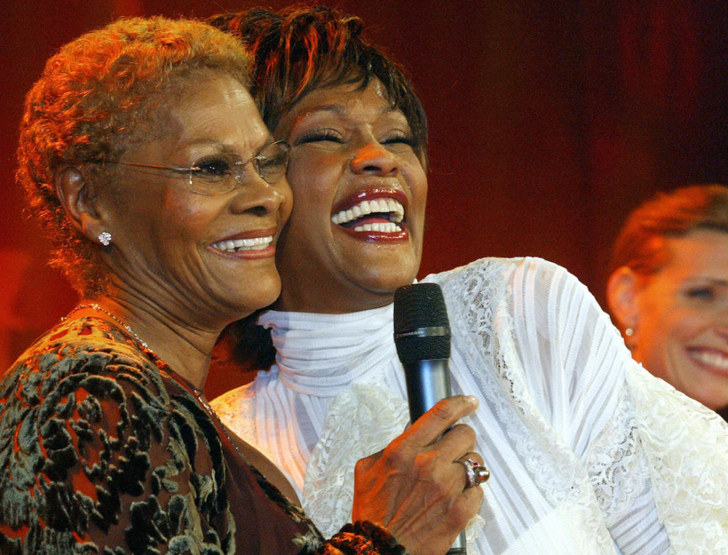 Dionne Warwick and Whitney Houston
