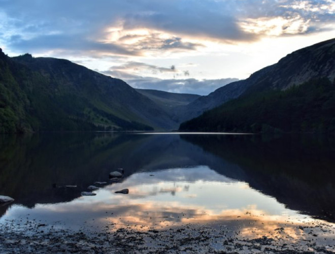 Sunset @ Upper Lake, Glendalough, Ireland